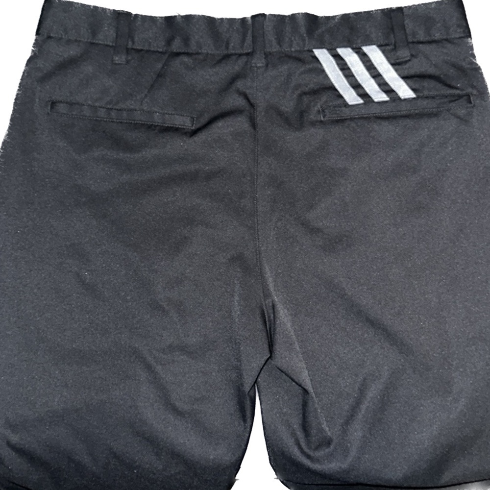 Men’s Adidas 32x30 Black 3-Stripe Golf Pants PUC
